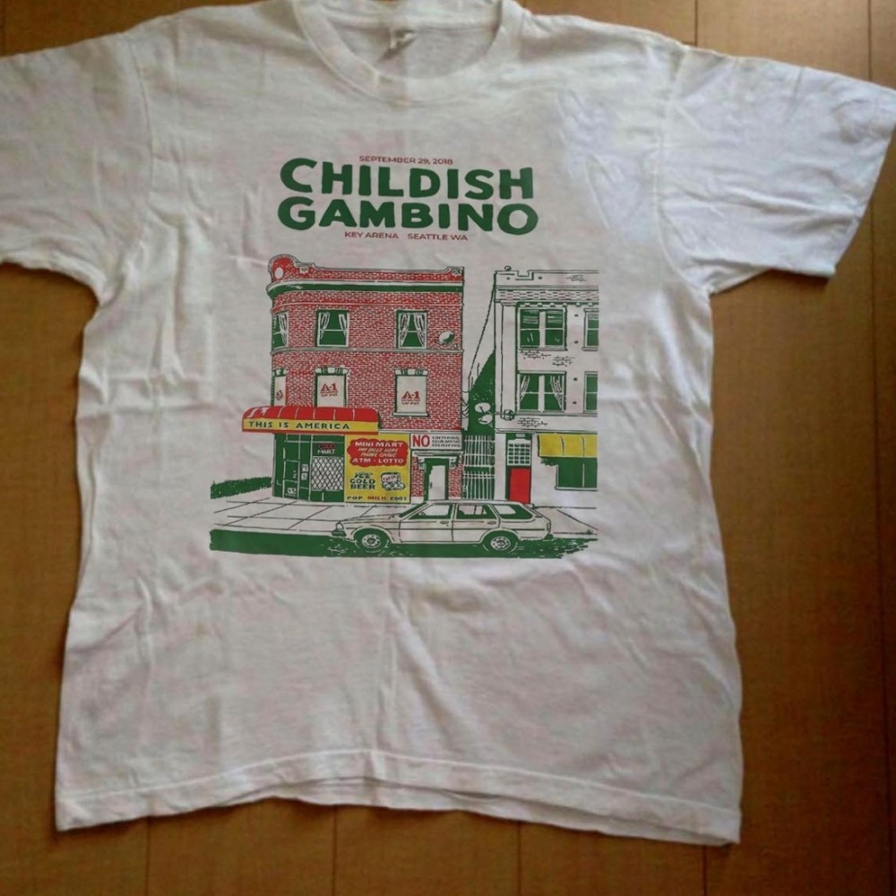 White Graphic Tee